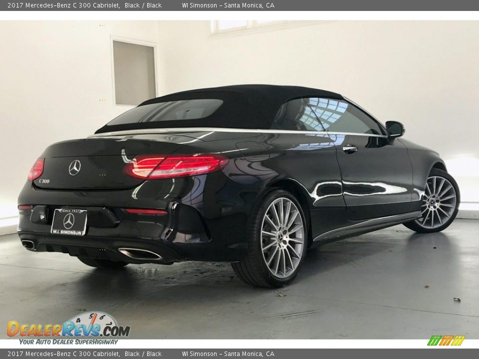 2017 Mercedes-Benz C 300 Cabriolet Black / Black Photo #16