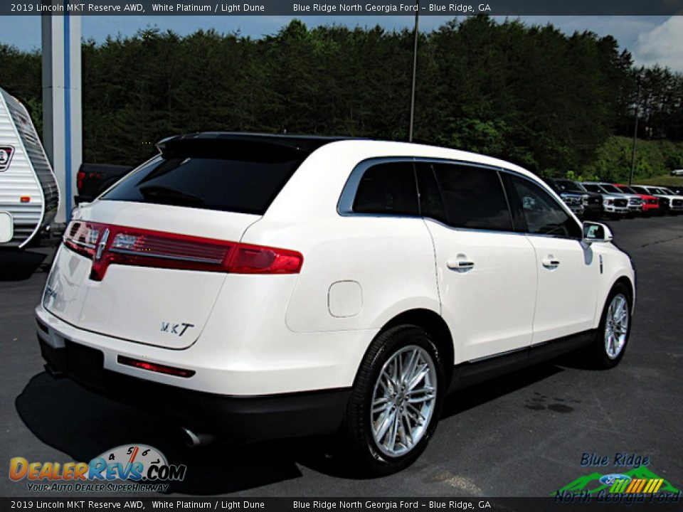 2019 Lincoln MKT Reserve AWD White Platinum / Light Dune Photo #5