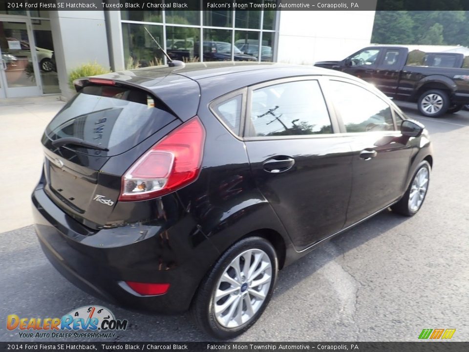 2014 Ford Fiesta SE Hatchback Tuxedo Black / Charcoal Black Photo #2