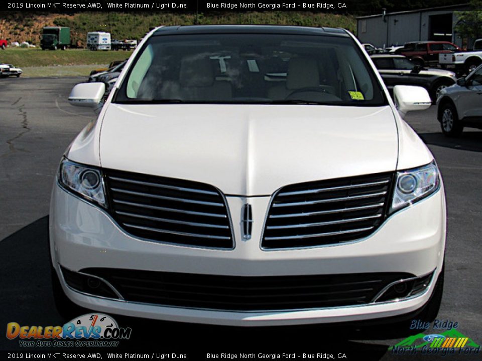 2019 Lincoln MKT Reserve AWD White Platinum / Light Dune Photo #8