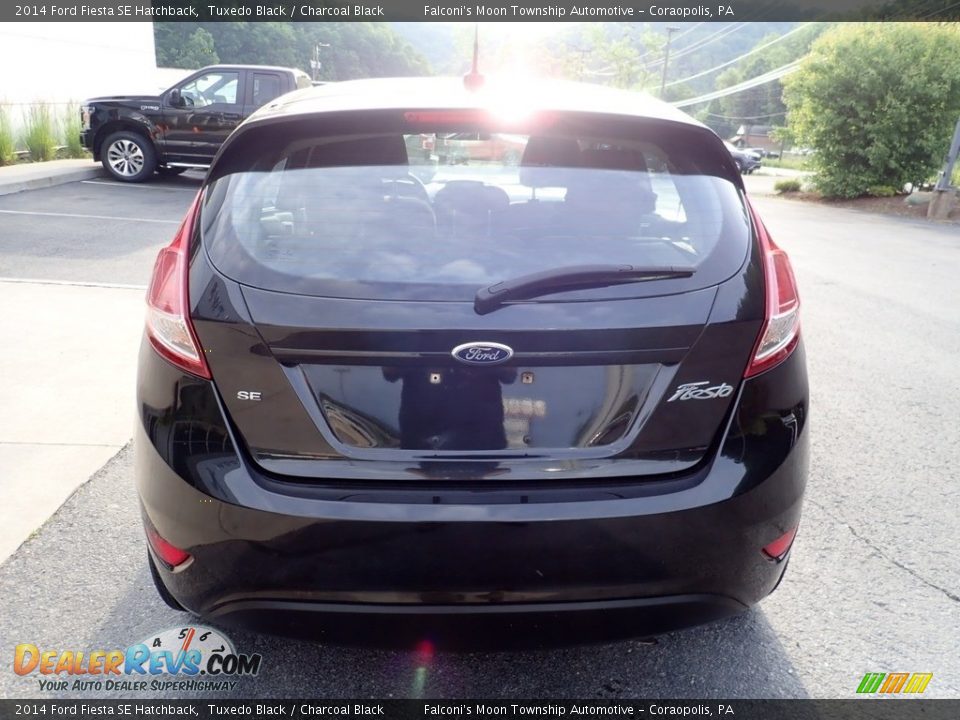 2014 Ford Fiesta SE Hatchback Tuxedo Black / Charcoal Black Photo #3