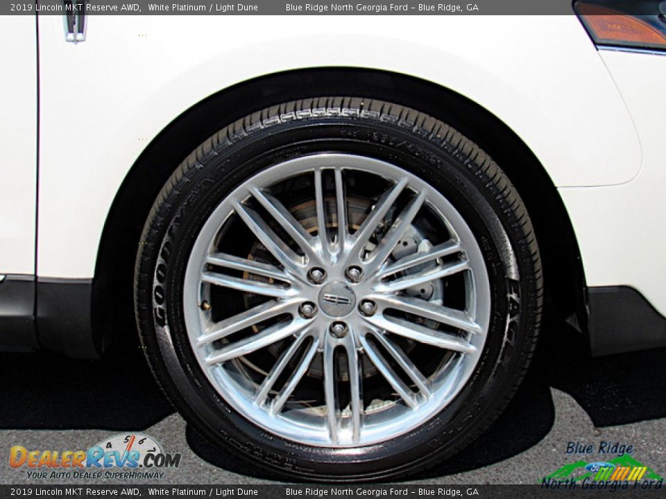 2019 Lincoln MKT Reserve AWD White Platinum / Light Dune Photo #9