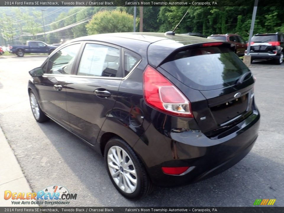2014 Ford Fiesta SE Hatchback Tuxedo Black / Charcoal Black Photo #5