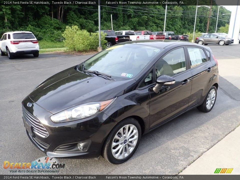 2014 Ford Fiesta SE Hatchback Tuxedo Black / Charcoal Black Photo #7