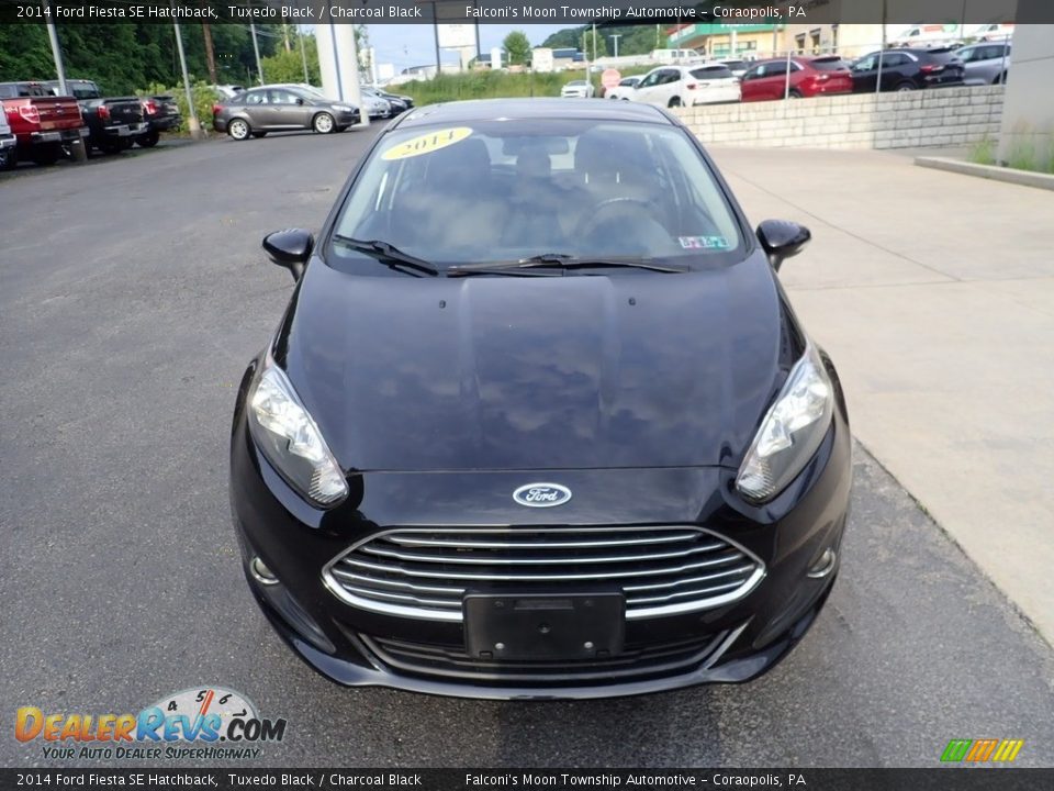 2014 Ford Fiesta SE Hatchback Tuxedo Black / Charcoal Black Photo #8
