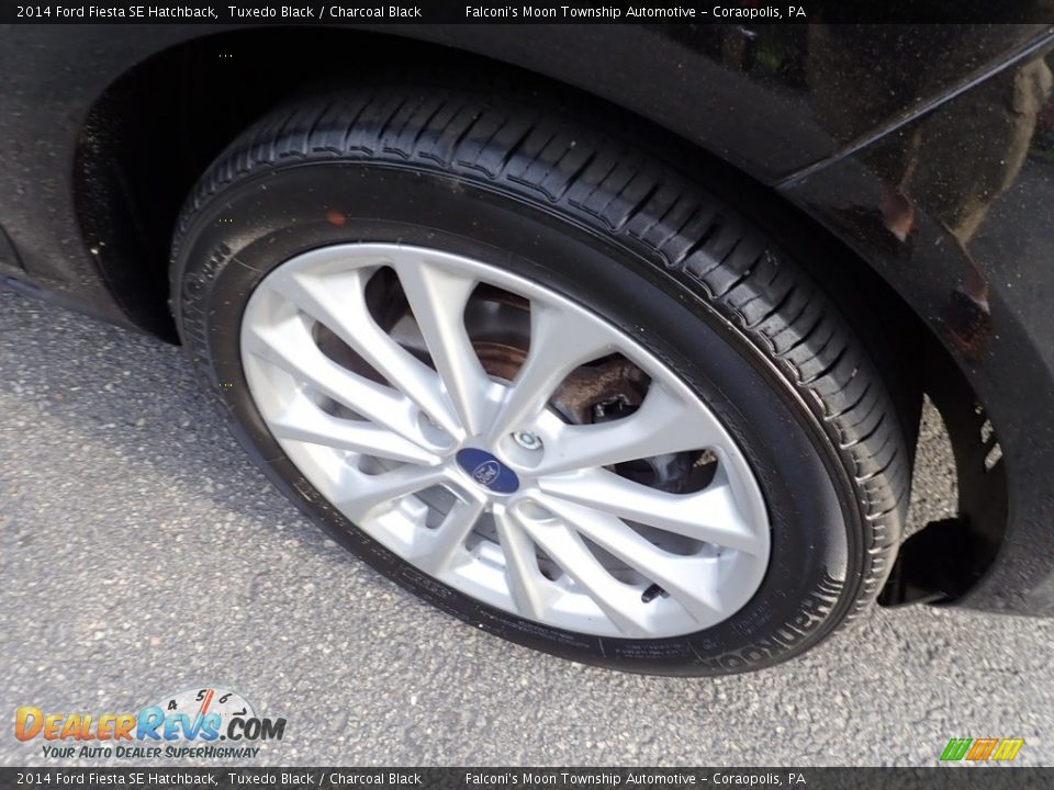 2014 Ford Fiesta SE Hatchback Tuxedo Black / Charcoal Black Photo #10