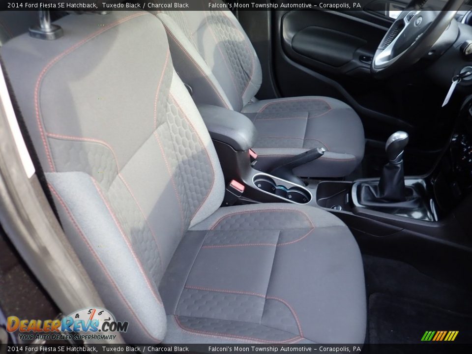 2014 Ford Fiesta SE Hatchback Tuxedo Black / Charcoal Black Photo #11