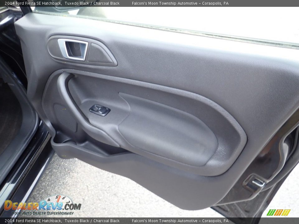 2014 Ford Fiesta SE Hatchback Tuxedo Black / Charcoal Black Photo #13