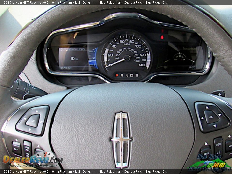 2019 Lincoln MKT Reserve AWD White Platinum / Light Dune Photo #19