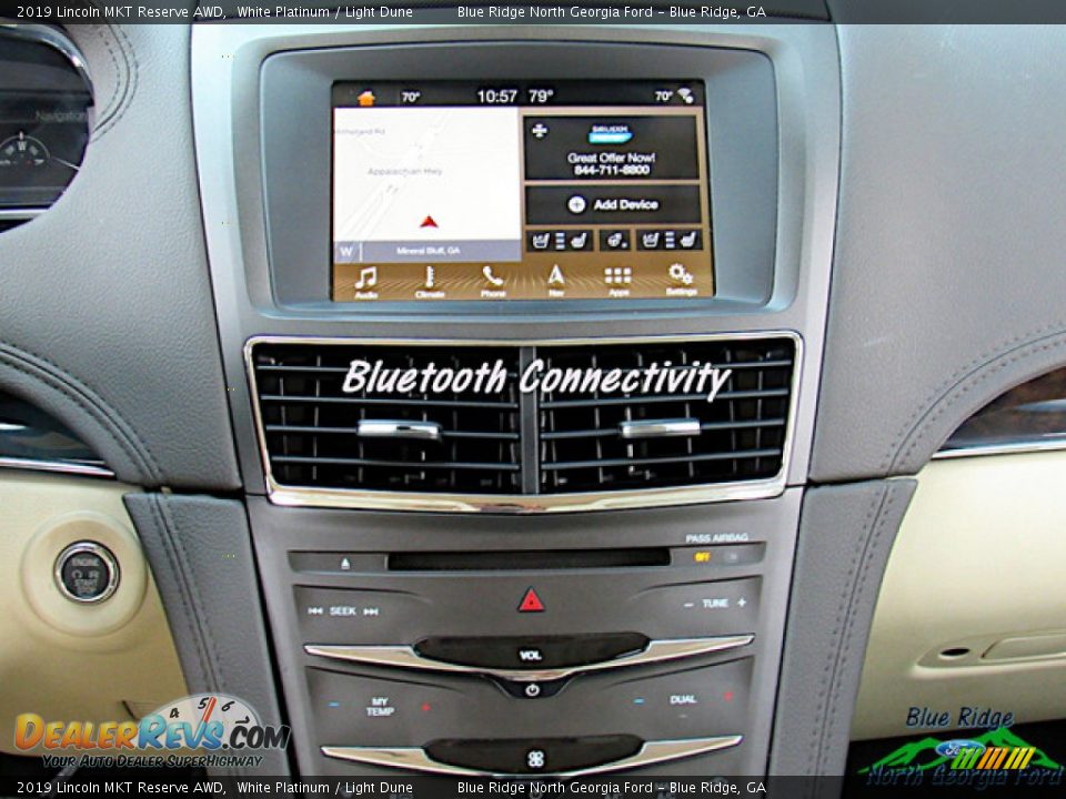 2019 Lincoln MKT Reserve AWD White Platinum / Light Dune Photo #20