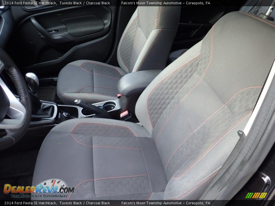 2014 Ford Fiesta SE Hatchback Tuxedo Black / Charcoal Black Photo #15