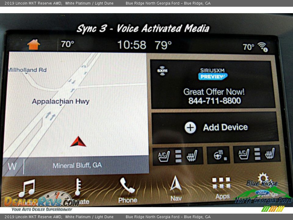 2019 Lincoln MKT Reserve AWD White Platinum / Light Dune Photo #21