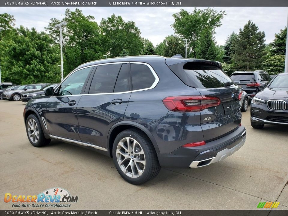 2020 BMW X5 xDrive40i Arctic Grey Metallic / Black Photo #2