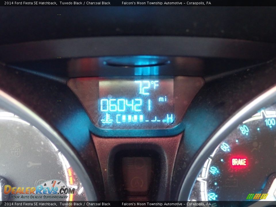 2014 Ford Fiesta SE Hatchback Tuxedo Black / Charcoal Black Photo #25