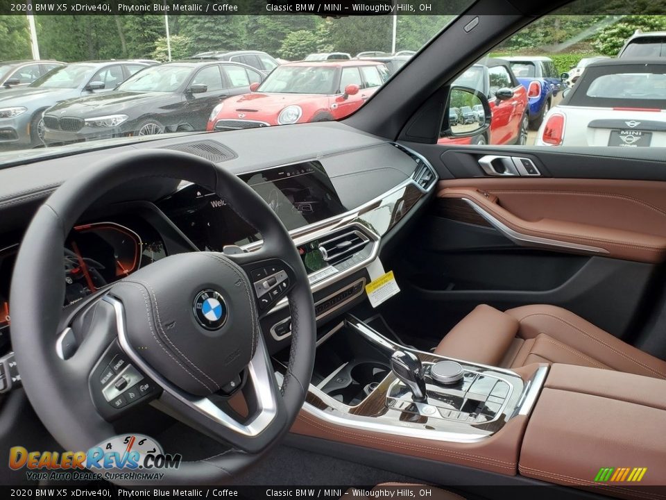 2020 BMW X5 xDrive40i Phytonic Blue Metallic / Coffee Photo #3