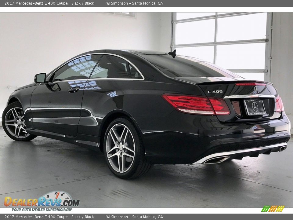 2017 Mercedes-Benz E 400 Coupe Black / Black Photo #10