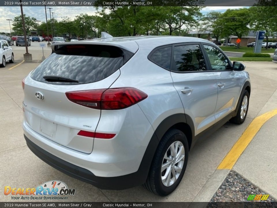 2019 Hyundai Tucson SE AWD Molten Silver / Gray Photo #2