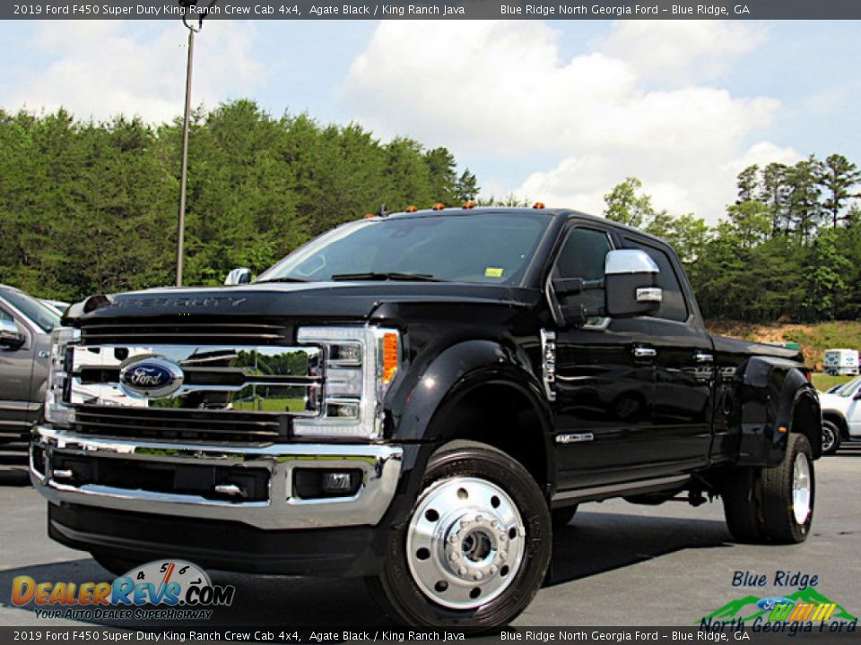 2019 Ford F450 Super Duty King Ranch Crew Cab 4x4 Agate Black / King Ranch Java Photo #1