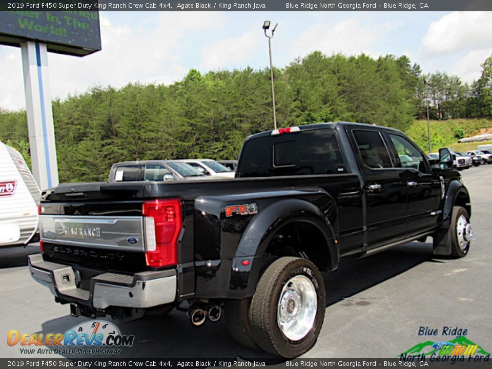 2019 Ford F450 Super Duty King Ranch Crew Cab 4x4 Agate Black / King Ranch Java Photo #5