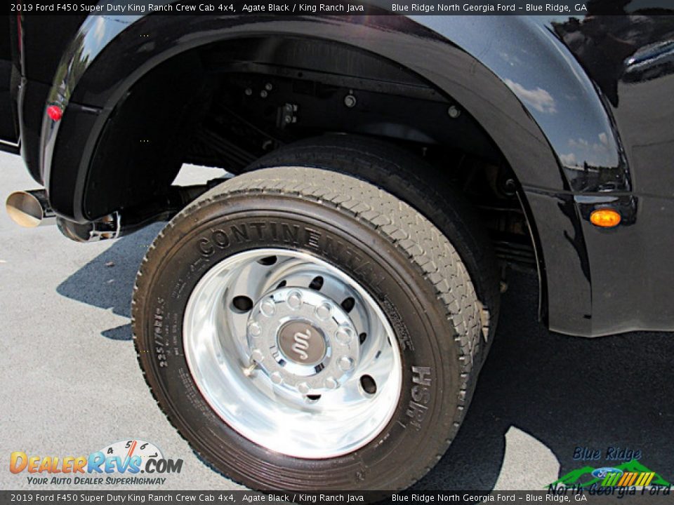2019 Ford F450 Super Duty King Ranch Crew Cab 4x4 Agate Black / King Ranch Java Photo #9