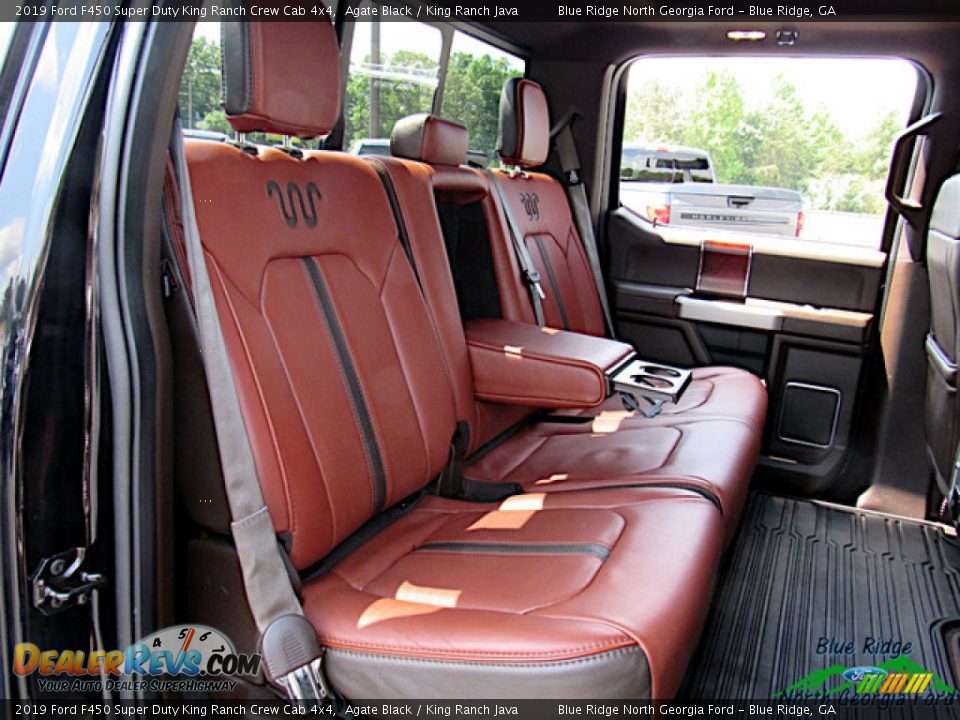 2019 Ford F450 Super Duty King Ranch Crew Cab 4x4 Agate Black / King Ranch Java Photo #12