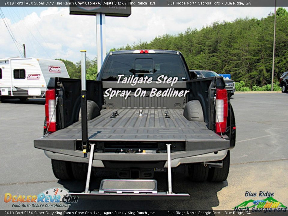 2019 Ford F450 Super Duty King Ranch Crew Cab 4x4 Agate Black / King Ranch Java Photo #13