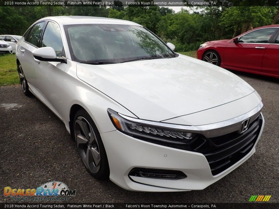 2018 Honda Accord Touring Sedan Platinum White Pearl / Black Photo #5