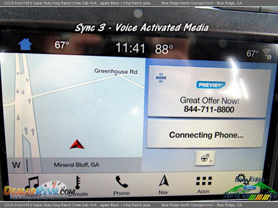2019 Ford F450 Super Duty King Ranch Crew Cab 4x4 Agate Black / King Ranch Java Photo #19