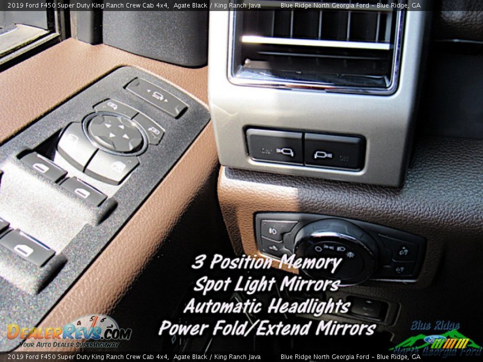 2019 Ford F450 Super Duty King Ranch Crew Cab 4x4 Agate Black / King Ranch Java Photo #26