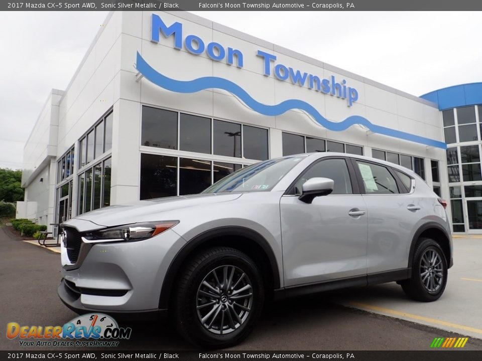 2017 Mazda CX-5 Sport AWD Sonic Silver Metallic / Black Photo #1