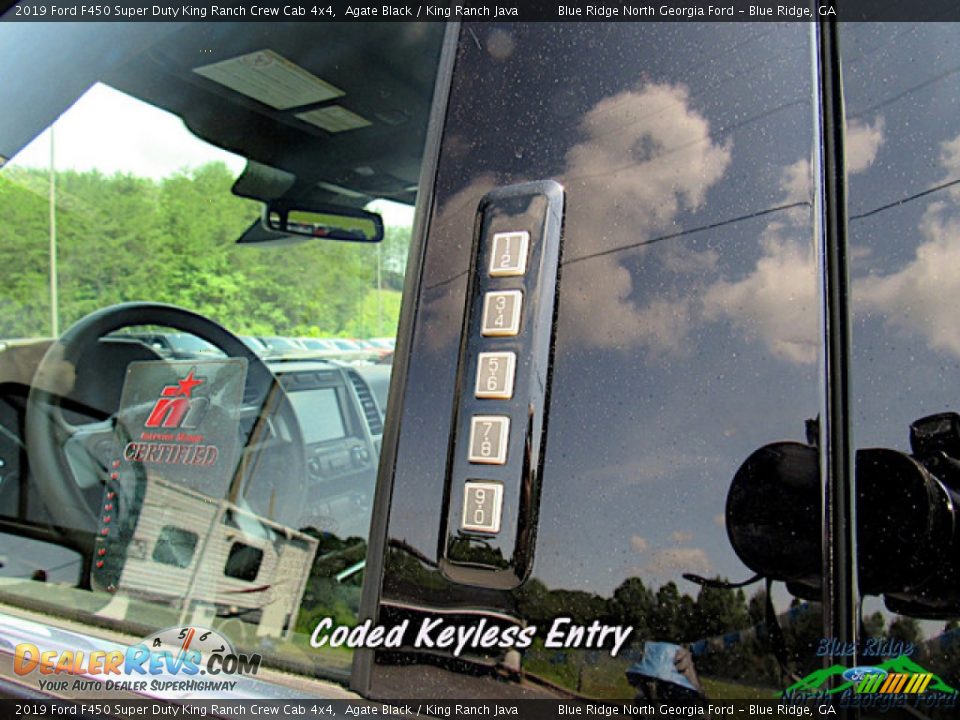 2019 Ford F450 Super Duty King Ranch Crew Cab 4x4 Agate Black / King Ranch Java Photo #27