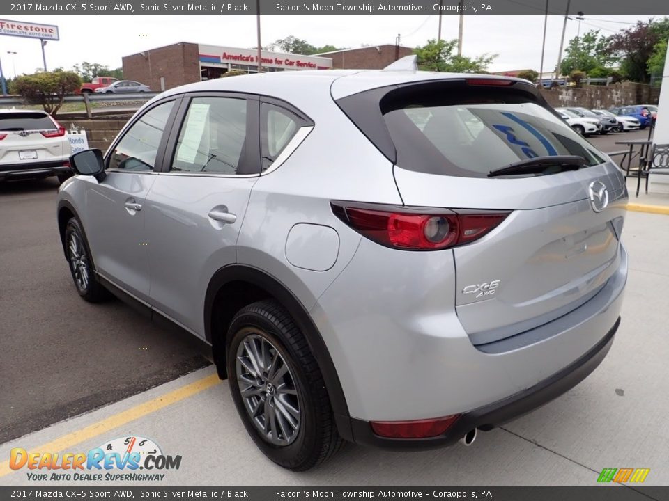 2017 Mazda CX-5 Sport AWD Sonic Silver Metallic / Black Photo #3
