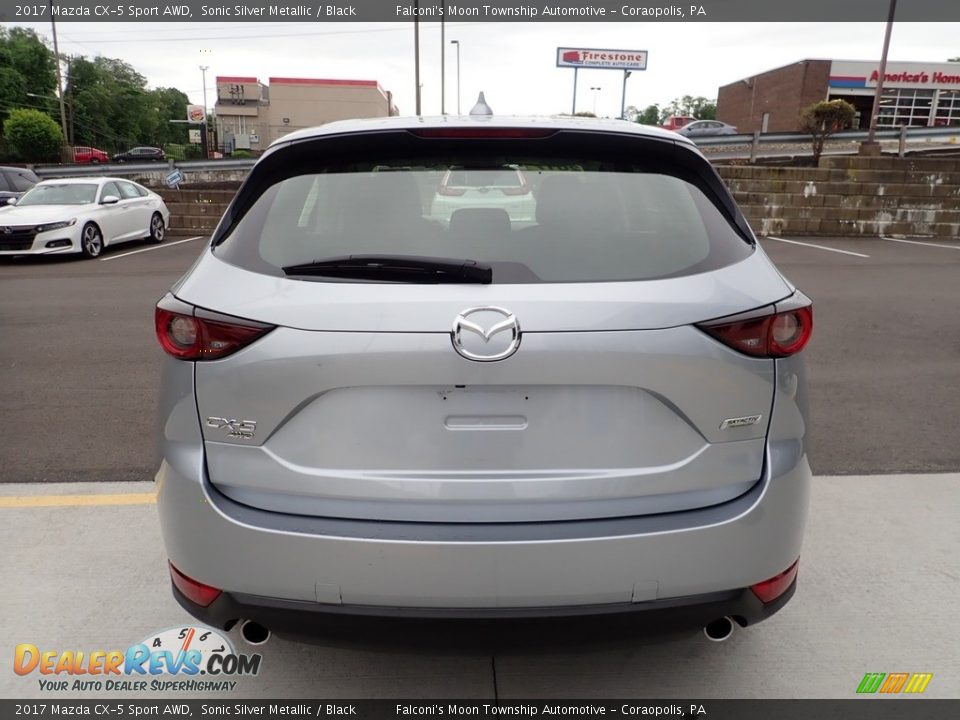 2017 Mazda CX-5 Sport AWD Sonic Silver Metallic / Black Photo #4