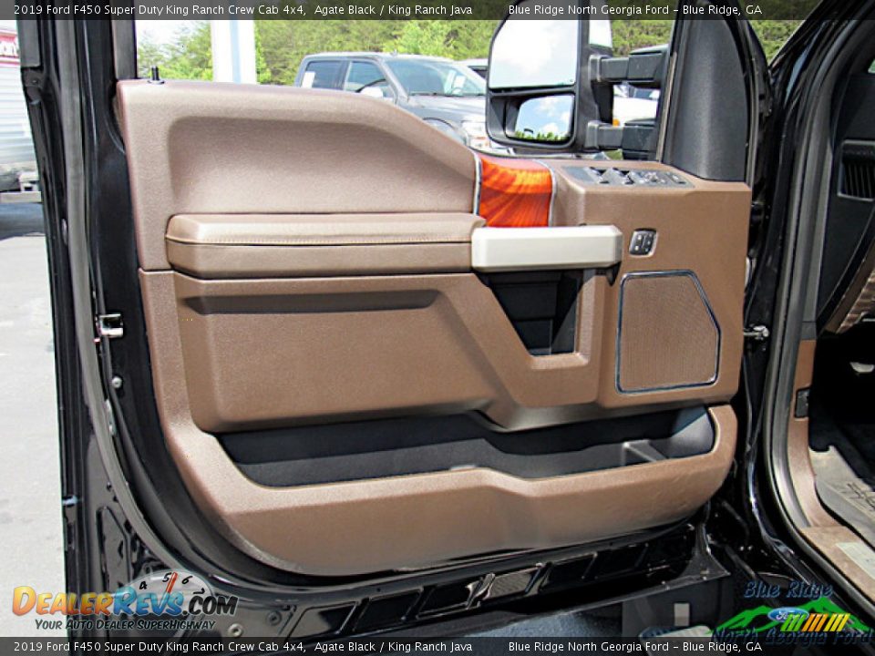 2019 Ford F450 Super Duty King Ranch Crew Cab 4x4 Agate Black / King Ranch Java Photo #31