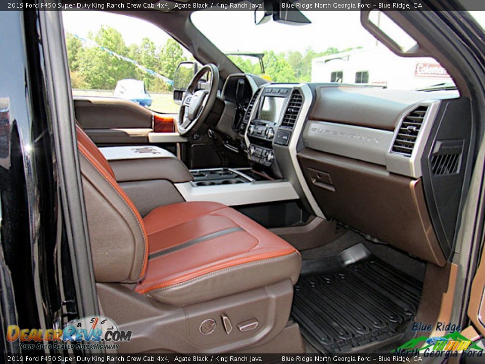 2019 Ford F450 Super Duty King Ranch Crew Cab 4x4 Agate Black / King Ranch Java Photo #33