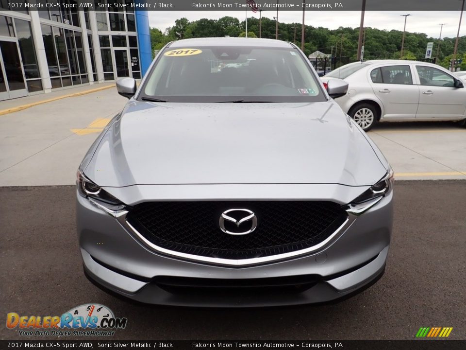 2017 Mazda CX-5 Sport AWD Sonic Silver Metallic / Black Photo #9