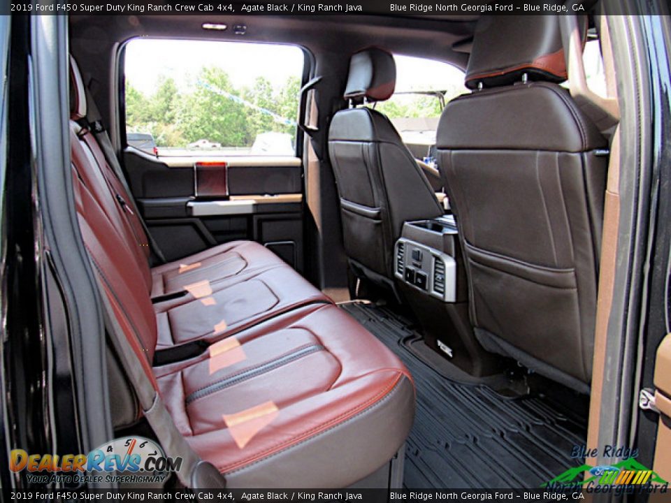 2019 Ford F450 Super Duty King Ranch Crew Cab 4x4 Agate Black / King Ranch Java Photo #34