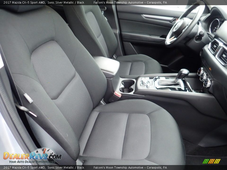 2017 Mazda CX-5 Sport AWD Sonic Silver Metallic / Black Photo #11