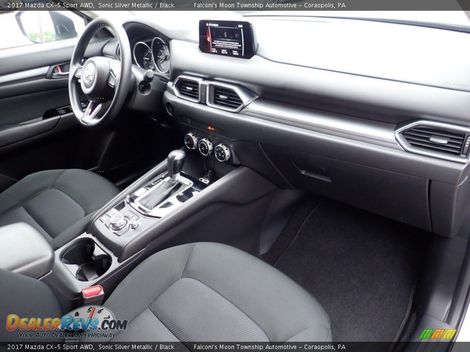 2017 Mazda CX-5 Sport AWD Sonic Silver Metallic / Black Photo #12