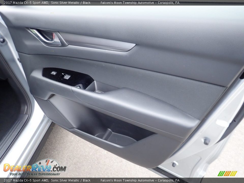 2017 Mazda CX-5 Sport AWD Sonic Silver Metallic / Black Photo #13