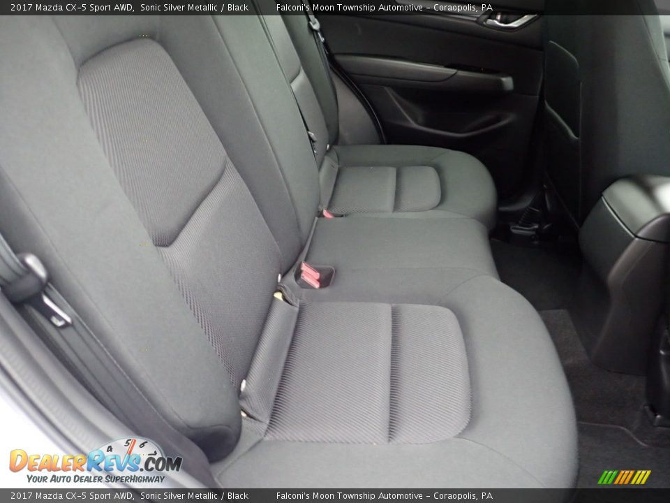 2017 Mazda CX-5 Sport AWD Sonic Silver Metallic / Black Photo #14