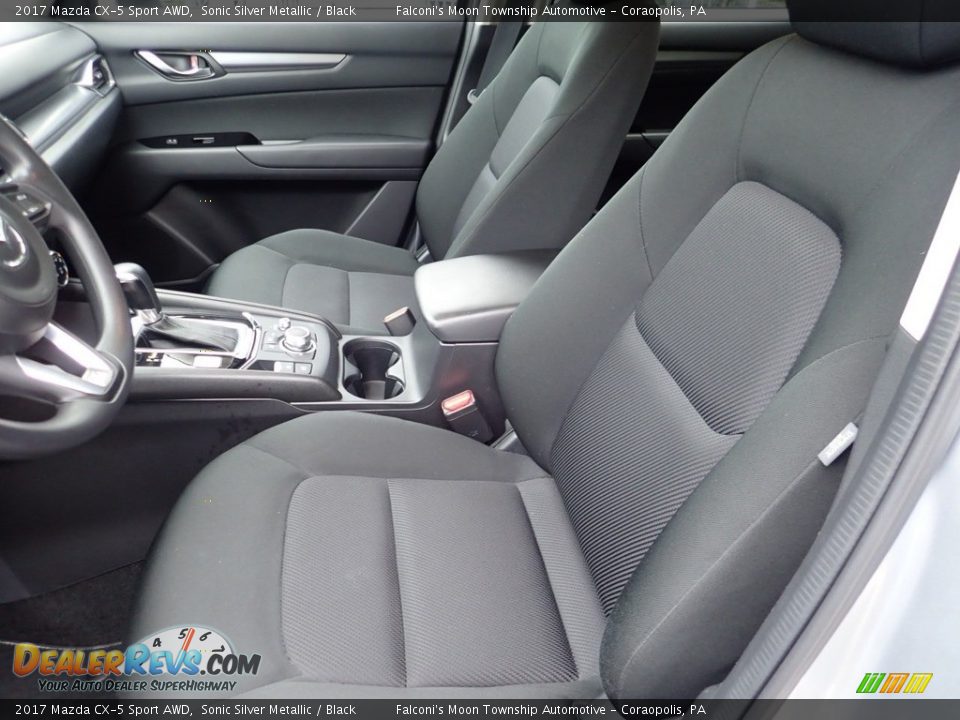 2017 Mazda CX-5 Sport AWD Sonic Silver Metallic / Black Photo #15