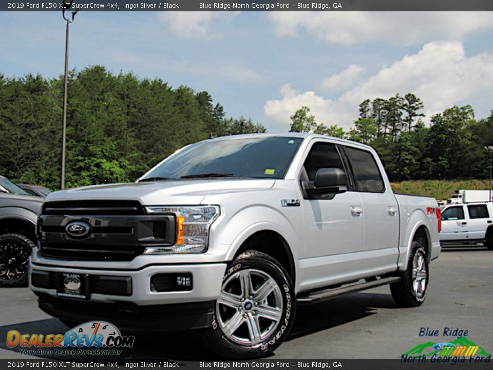 2019 Ford F150 XLT SuperCrew 4x4 Ingot Silver / Black Photo #1