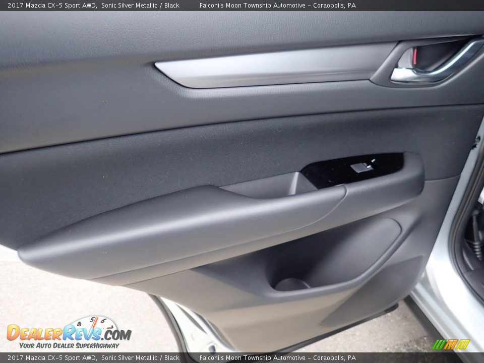 2017 Mazda CX-5 Sport AWD Sonic Silver Metallic / Black Photo #18