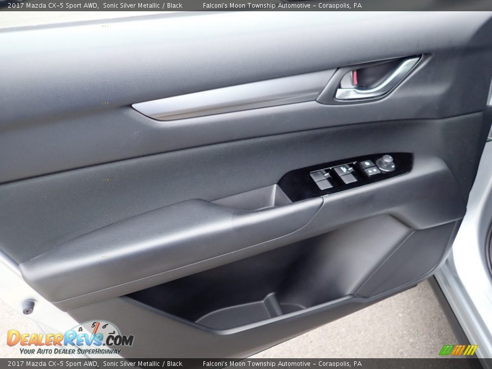 2017 Mazda CX-5 Sport AWD Sonic Silver Metallic / Black Photo #19