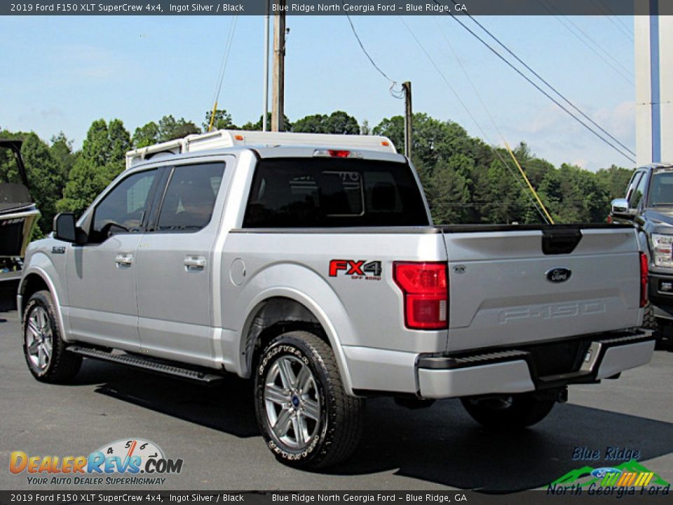 2019 Ford F150 XLT SuperCrew 4x4 Ingot Silver / Black Photo #3
