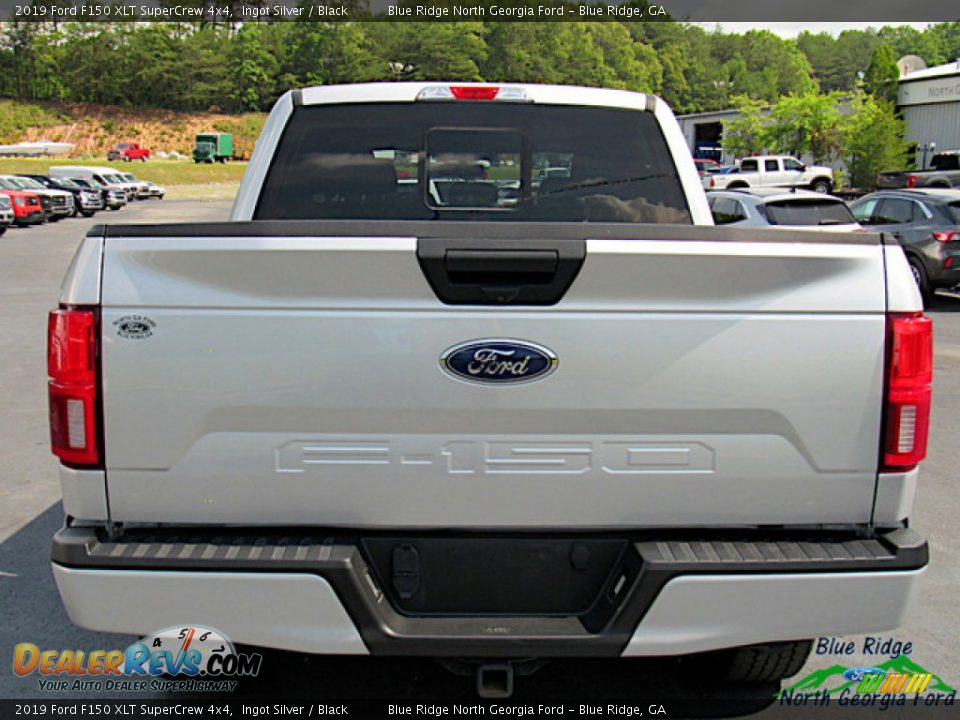 2019 Ford F150 XLT SuperCrew 4x4 Ingot Silver / Black Photo #4