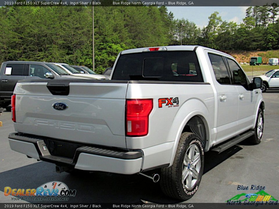 2019 Ford F150 XLT SuperCrew 4x4 Ingot Silver / Black Photo #5