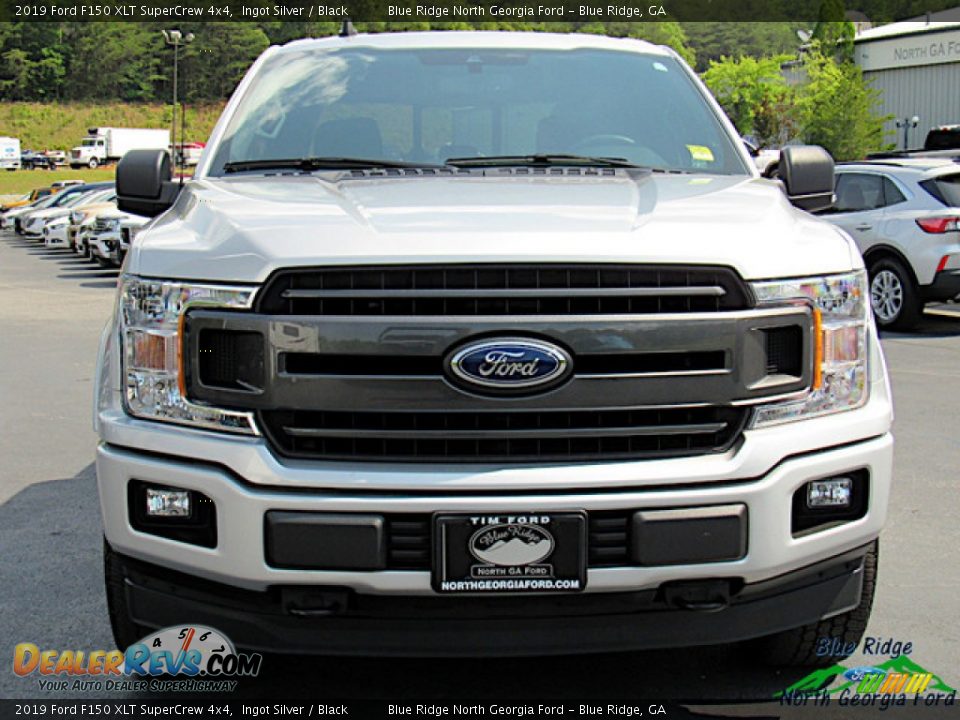 2019 Ford F150 XLT SuperCrew 4x4 Ingot Silver / Black Photo #8