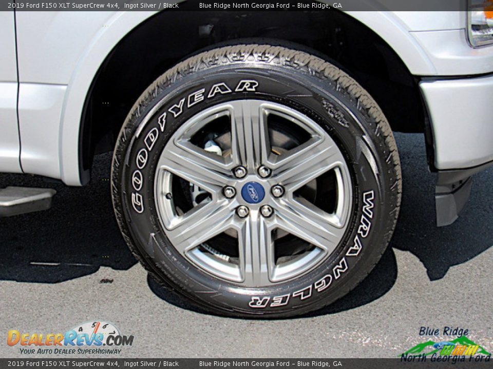 2019 Ford F150 XLT SuperCrew 4x4 Ingot Silver / Black Photo #9